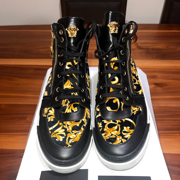 High Top Sneakers Versace Hi Versace Hi Tops…Only Worn Like - Main Image